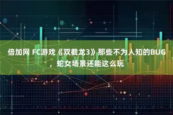倍加网 FC游戏《双截龙3》那些不为人知的BUG，蛇女场景还能这么玩